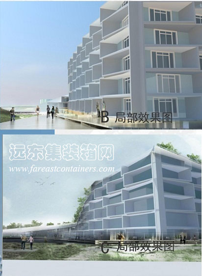 海南海口集裝箱房屋式酒店,集裝箱活動(dòng)房,住人集裝箱