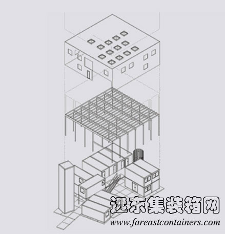 由 Han Slawik 設(shè)計(jì)的 Bed By Night,集裝箱房屋,集裝箱建筑,集裝箱住宅,集裝箱活動(dòng)房,住人集裝箱