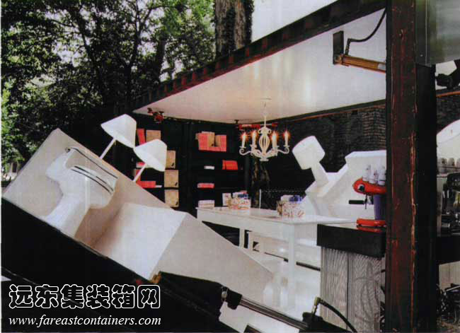 2007年美國設(shè)計師Adan Kalkin的按鈕住宅,集裝箱建筑,集裝箱房屋,集裝箱住宅,集裝箱活動房,住人集裝箱,二手集裝箱