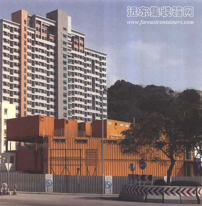 政府渠務(wù)工程工地的辦公室,集裝箱建筑,集裝箱房屋,集裝箱住宅,集裝箱活動房,住人集裝箱