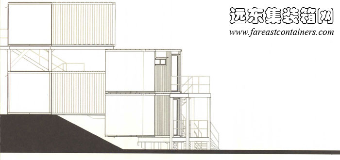 集裝箱建筑設(shè)計圖,集裝箱房屋,集裝箱住宅,集裝箱活動房,住人集裝箱