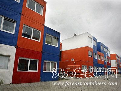荷蘭出現(xiàn)的集裝箱式活動住宅圖片