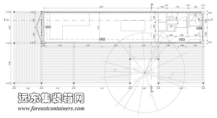 集裝箱別墅平面設(shè)計圖