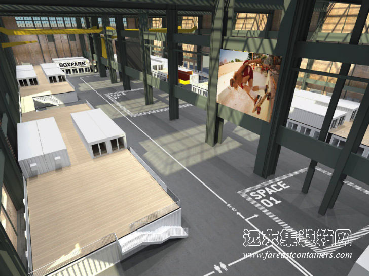 集裝箱大賣場(chǎng)Boxpark NDSM將擁有商鋪、酒店以及酒吧等
